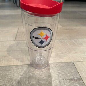 TERVIS TUMBLER STEELERS CUP WITH LID 24 OZ